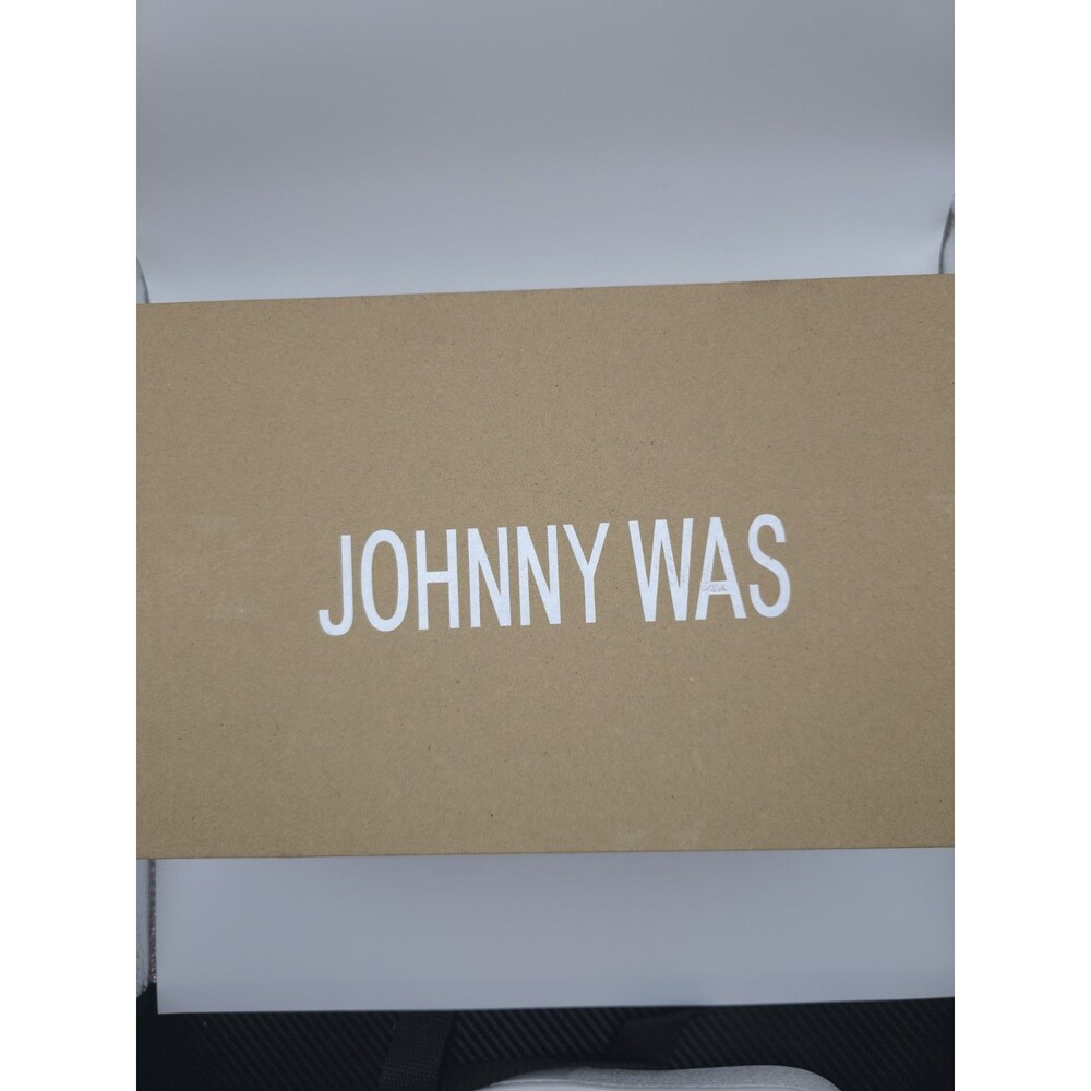 JOHNNY WAS Maisie White Leather Tropical Tiger Embroidered Sneakers ~ Womens 7.5 - Picture 12 of 13